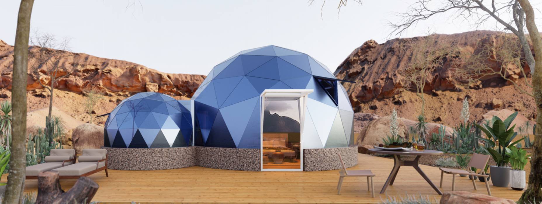 红花岗区球形智能光伏玻璃星空房